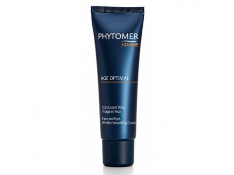 PHYTOMER AGE OPTIMAL YOUTH CREAM Priešraukšlinis stangrinamasis kremas veidui ir paakiams vyrams, 50 ml